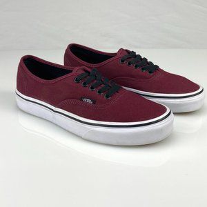 Vans, W 8.0, M 6.5, Canvas, #721565, "Port Royal Red", Authentic #44